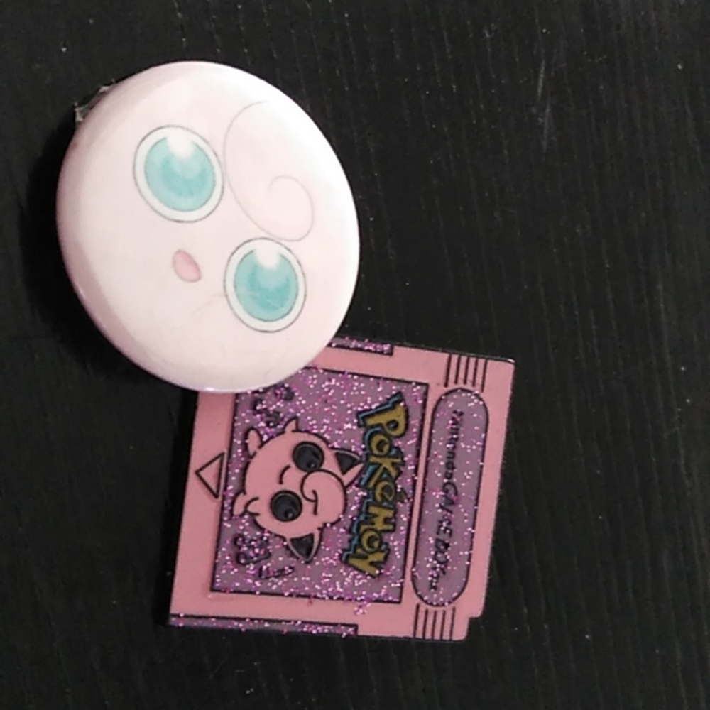 Pokemon Jigglypuff pins 2 pack